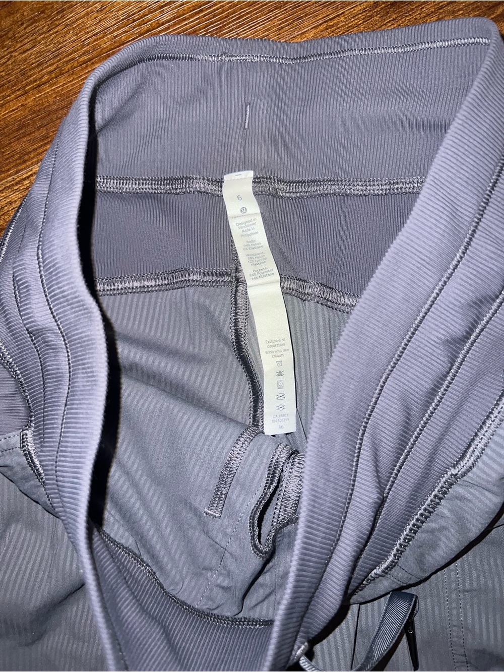 Lululemon Athletica Gray Dance Studio Swift Cuffed Jogger Pants Size 6 - Picture 11 of 12